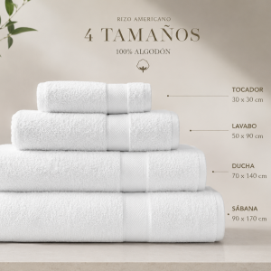 Toalla 480g Rizo Americano