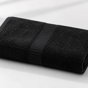 Toalla 30x50cm Negra